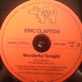 Derek And The Dominos* / Eric Clapton : Layla / Wonderful Tonight (Live Version) (12", Maxi)