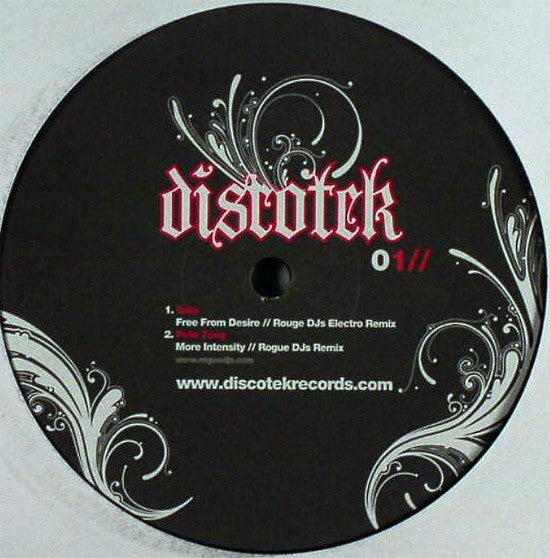 Gala / Pete Tong : Free From Desire / More Intensity (Rogue DJs Remixes) (12", Unofficial)