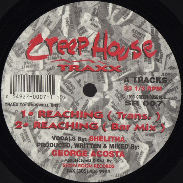 George Acosta : Reaching / Take Me Away (12")