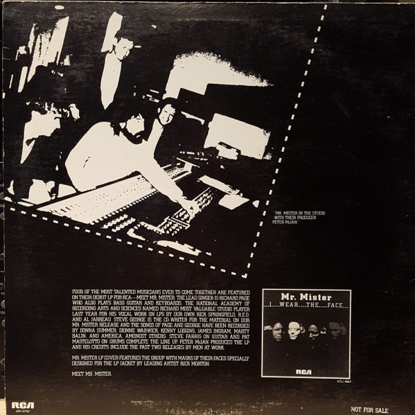 Mr. Mister : Hunters Of The Night (12", Single, Promo)