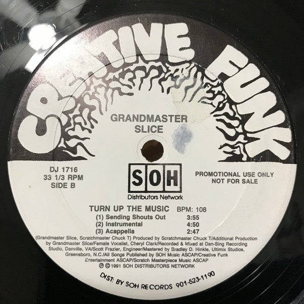 Grandmaster Slice : Thinking Of You (12", Single, Promo)