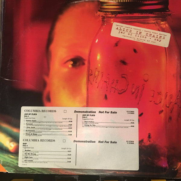 Alice In Chains : Jar Of Flies / Sap (LP, EP + LP, S/Sided, EP, Etch + Comp, Ltd)