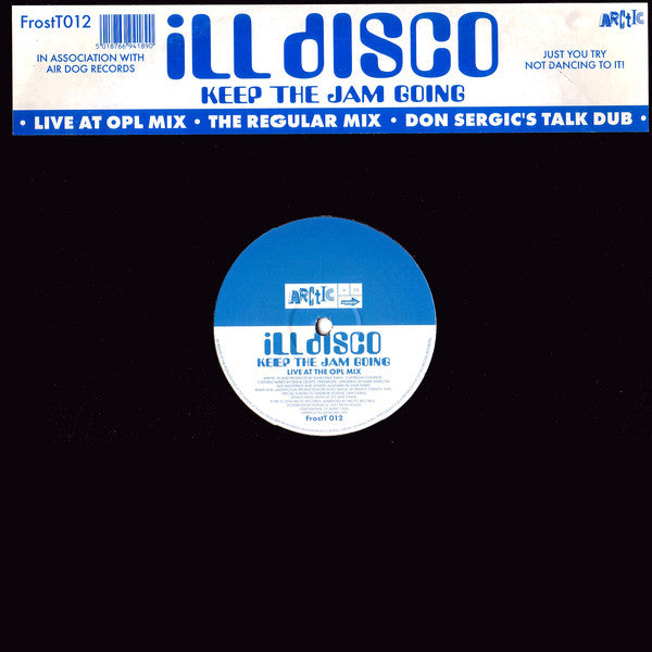 Ill Disco : Keep The Jam Going (12")