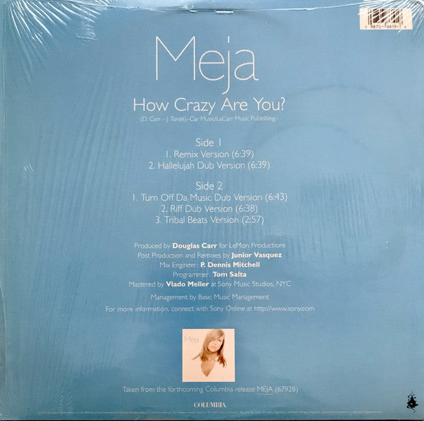 Meja : How Crazy Are You? (12")