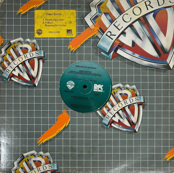Gino Soccio : Steady Operator (12", Promo)