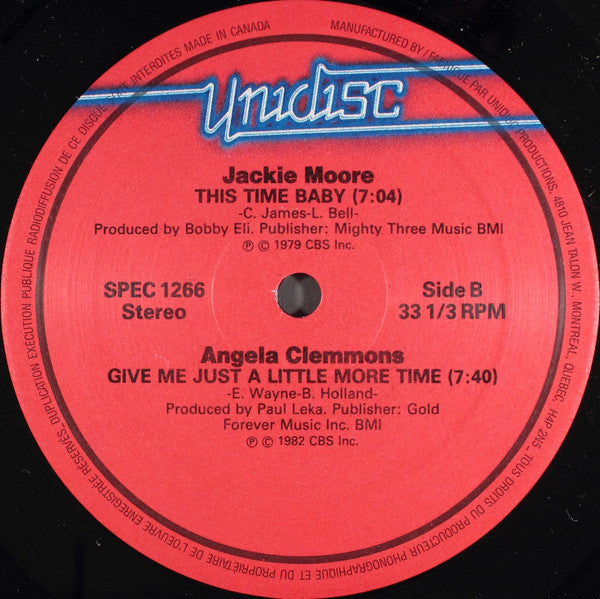 The Three Degrees / Jackie Moore / Angela Clemmons : Dirty Ol' Man / This Time Baby / Give Me Just A Little More Time (12")