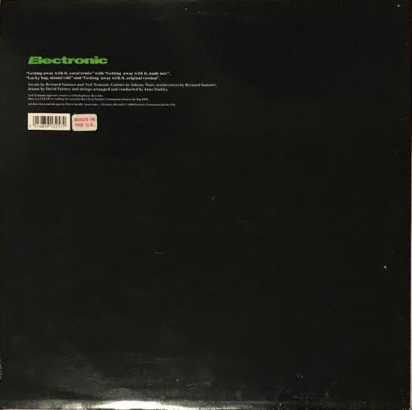 Electronic : Getting Away With It… Electromix (12", Single)