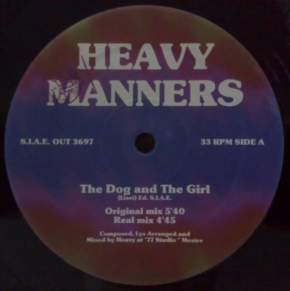 Heavy Manners (3) : The Dog And The Girl / Heavy Pleasure (12")