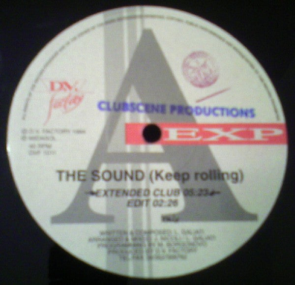 E.X.P. : The Sound (Keep Rolling) (12", Gat)