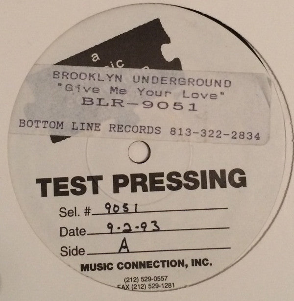 Brooklyn Underground : Give Me Your Love (12", TP)