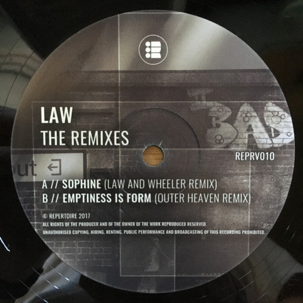 Law* : Sophine / Emptiness Is Form - The Remixes (12")