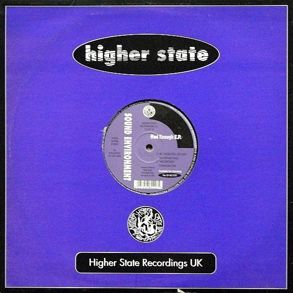 Sound Environment : Had Enough E.P. (12", EP)