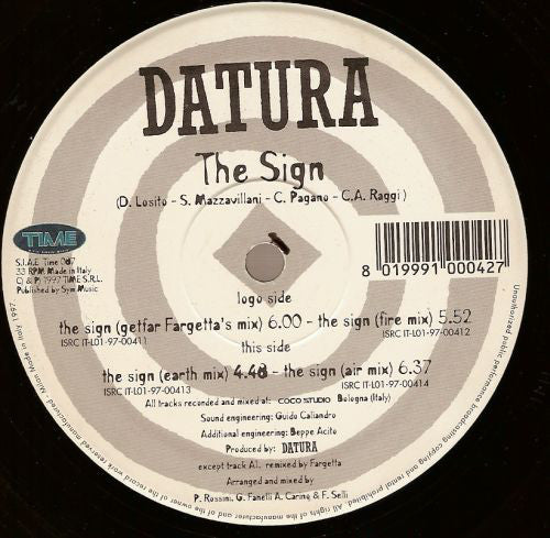 Datura : The Sign (12")