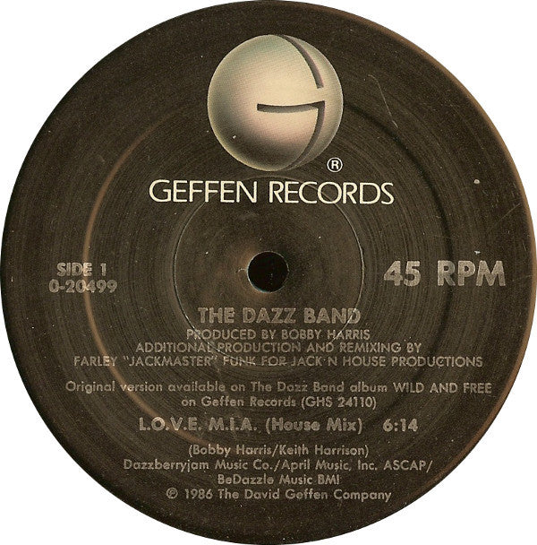 Dazz Band : Love M.I.A. (12")