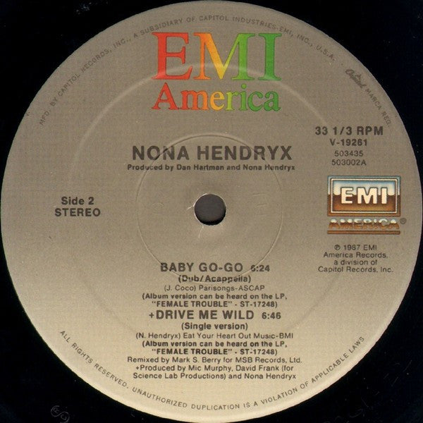 Nona Hendryx : Baby Go-Go (Superstitious Mix) (12")