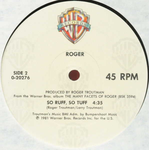 Roger* : Girl, Cut It Out (12", Maxi, ARC)