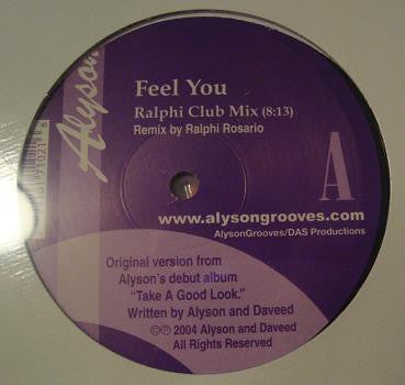 Alyson : Feel You (12")