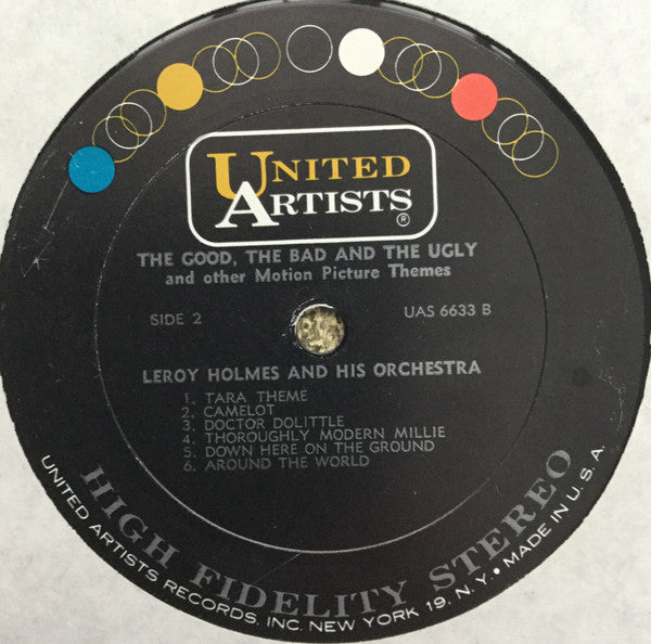 LeRoy Holmes Orchestra : The Good, The Bad And The Ugly And Other Motion Picture Themes (LP, Album)