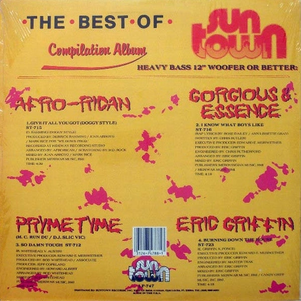 Various : The Best Of Suntown (LP, Comp)