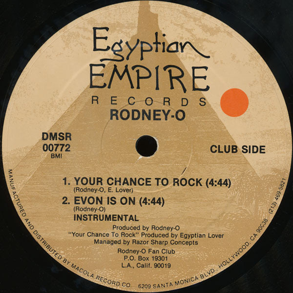 Rodney O : Everlasting Bass (12", Whi)