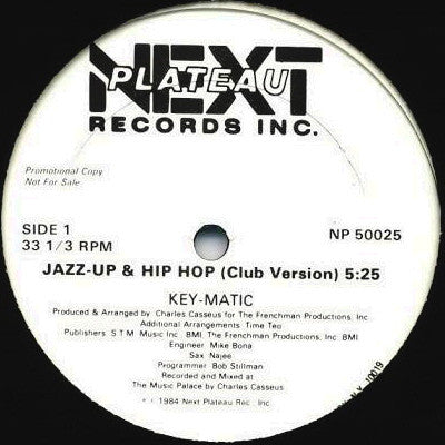 Key-Matic : Jazz-Up & Hip Hop (12", Promo)
