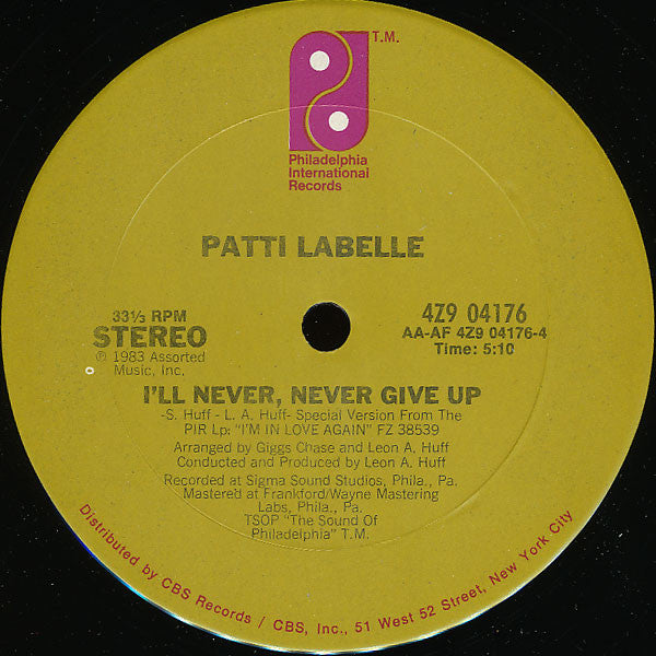 Patti LaBelle : If Only You Knew / I'll Never, Never Give Up (12")