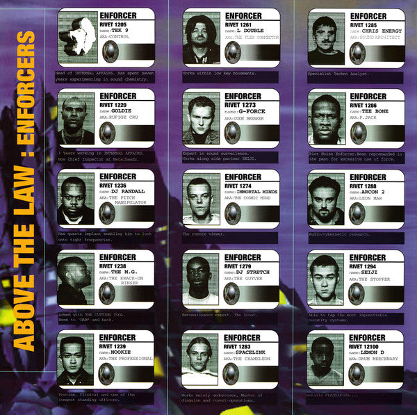 Various : Enforcers (Above The Law) (3x12", Comp + Box)