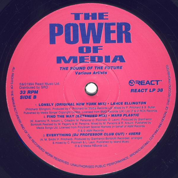 Various : The Power Of Media (2xLP, Comp)