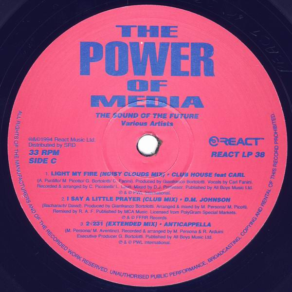 Various : The Power Of Media (2xLP, Comp)