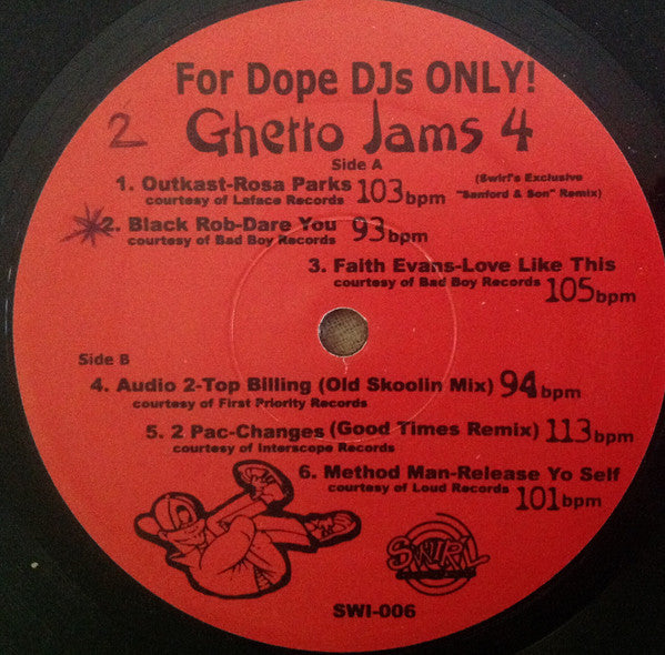 Various : Ghetto Jams 4 (12", Unofficial)