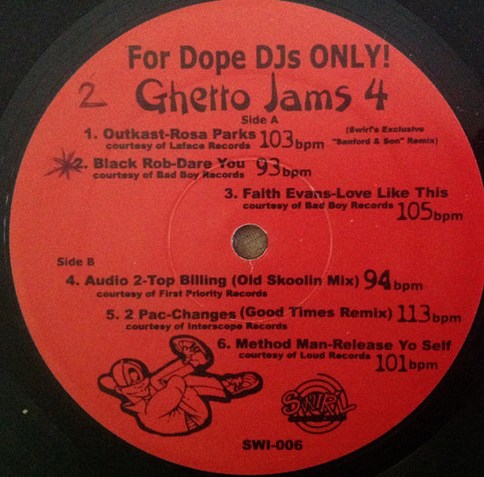 Various : Ghetto Jams 4 (12", Unofficial)