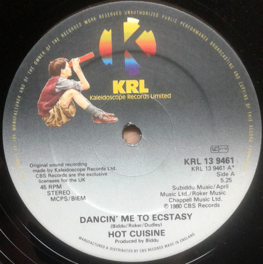 Hot Cuisine : Dancin' Me To Ecstasy (12")