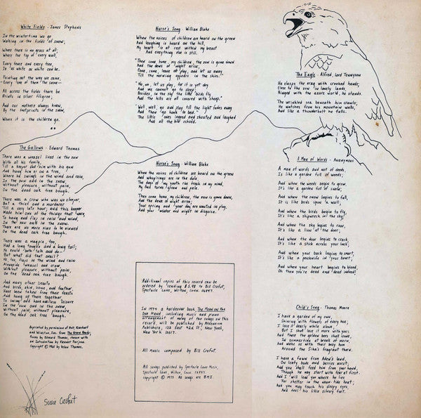 Bill Crofut : Poetry In Song (LP)