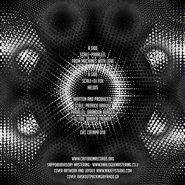 Scale (4), Parallel (8), DJ Fox (10) : From Machines With Love / Helios (12")