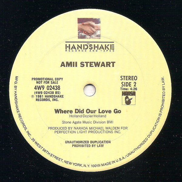 Amii Stewart : Why'd You Have To Be So Sexy (12", Promo)