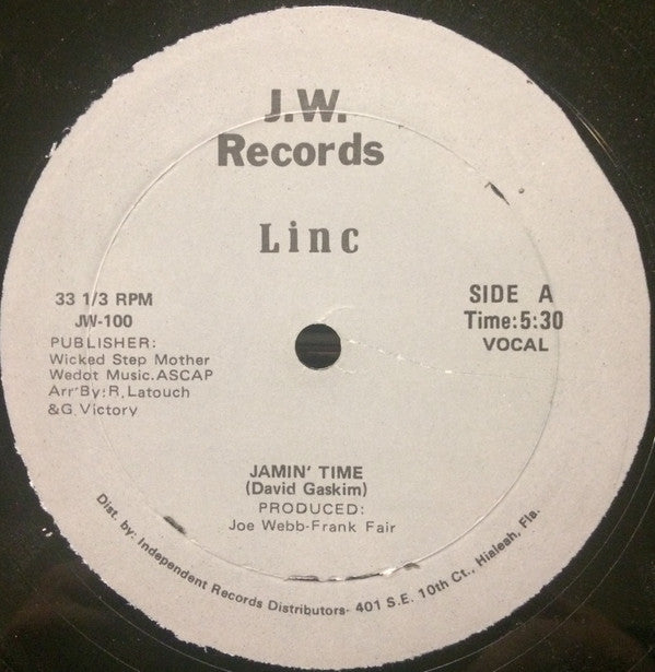 Linc (6) : Jamin' Time (12", Single)