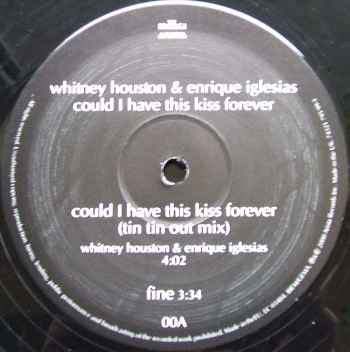 Whitney Houston & Enrique Iglesias : Could I Have This Kiss Forever (12")