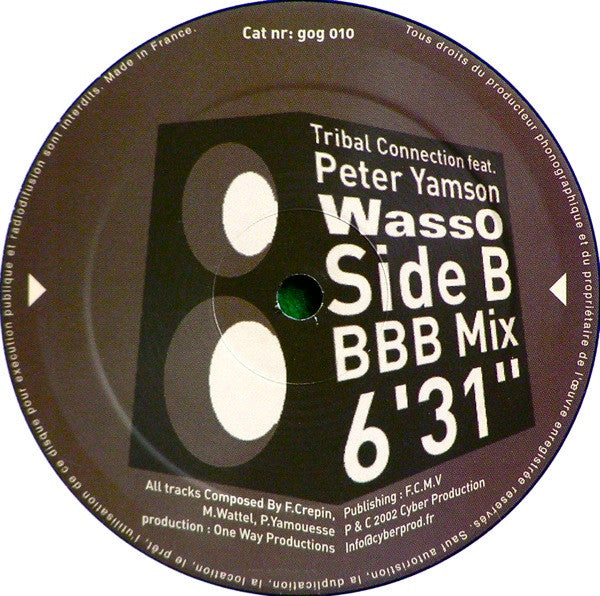 Tribal Connection Feat. Peter Yamson : Wasso (12")