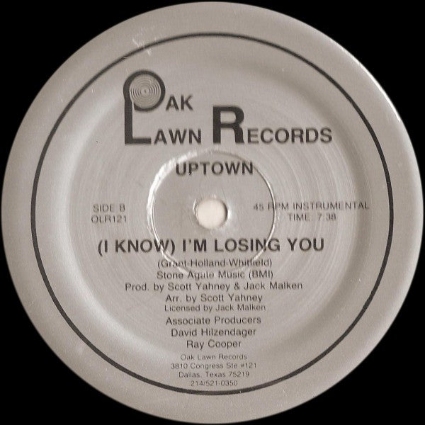 Uptown (21) : (I Know) I'm Losing You (12", Single, RE)