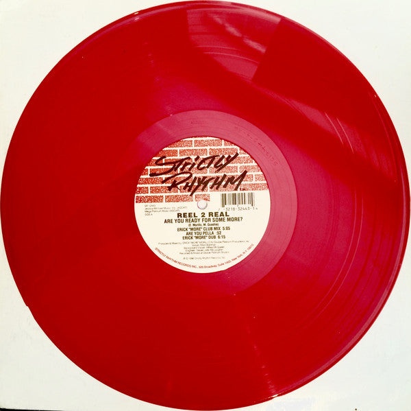 Reel 2 Real : Are You Ready For Some More? (12", Ltd, Red)