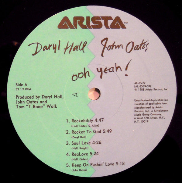 Daryl Hall John Oates* : Ooh Yeah! (LP, Album, All)