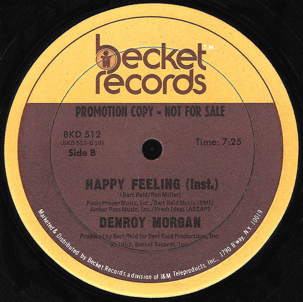 Denroy Morgan : Happy Feeling (12", Promo)