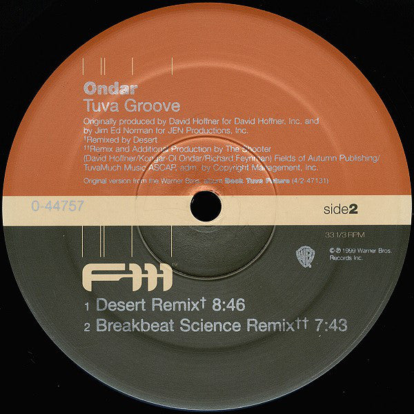 Ondar* : Tuva Groove (12")