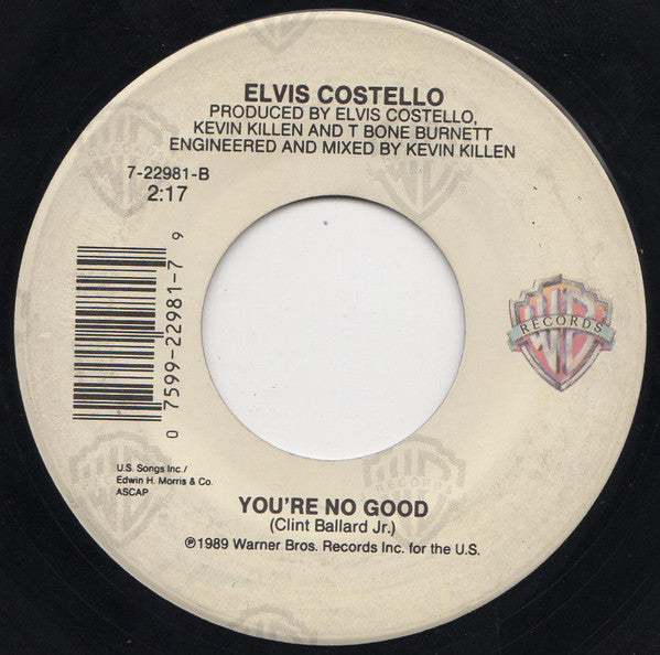 Elvis Costello : Veronica (7", Single, SRC)