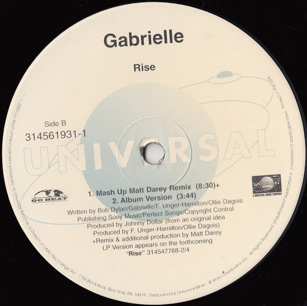 Gabrielle : Rise (12")