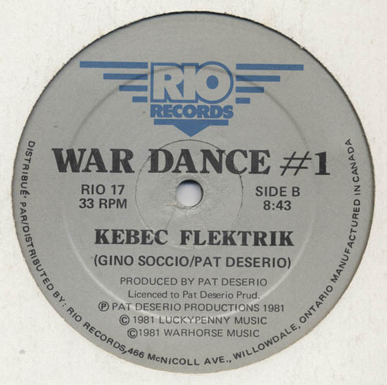 Kebec Flektrik* : War Dance (12")