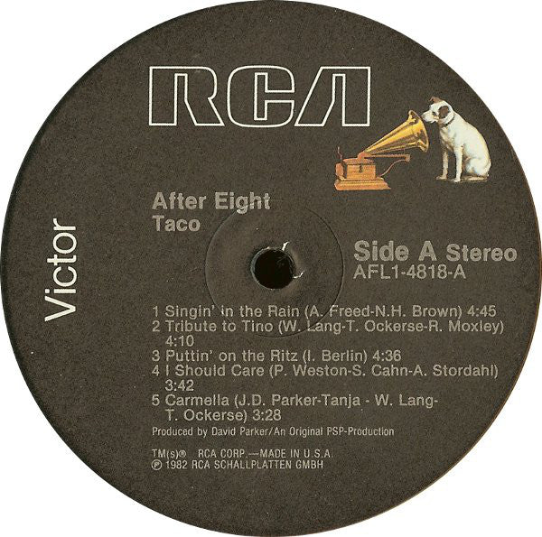Taco : After Eight (LP, Album, In)