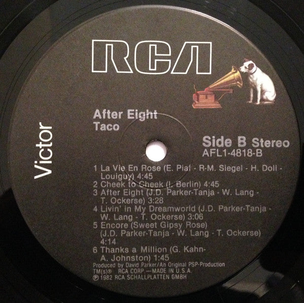 Taco : After Eight (LP, Album, In)