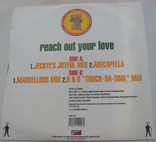 Adé : Reach Out Your Love (12", Promo)