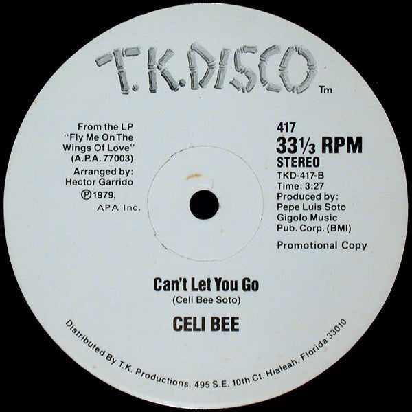 Celi Bee : Love Drops (12", Promo)